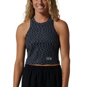 ❤️‍🔥 4 for $25 SALE: Mountain Hardwear Black and Gray Checkered Top